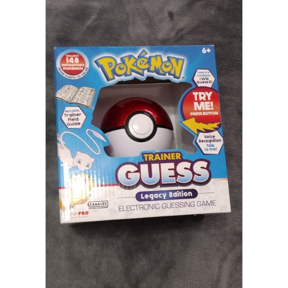 Pokemon Trainer Guess Legacy Edition Electronic Guessing Game Ages 6+ -NEW-READ